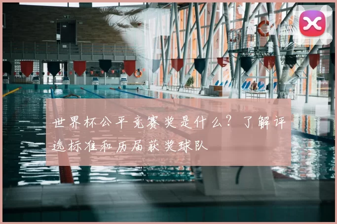 世界杯公平竞赛奖是什么?了解评选标准和历届获奖球队